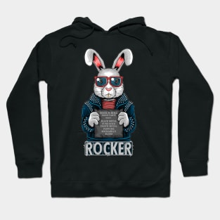 Rabbit Rock n Roller Hoodie